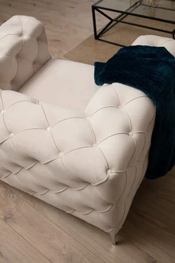 Fauteuil Como Ecru