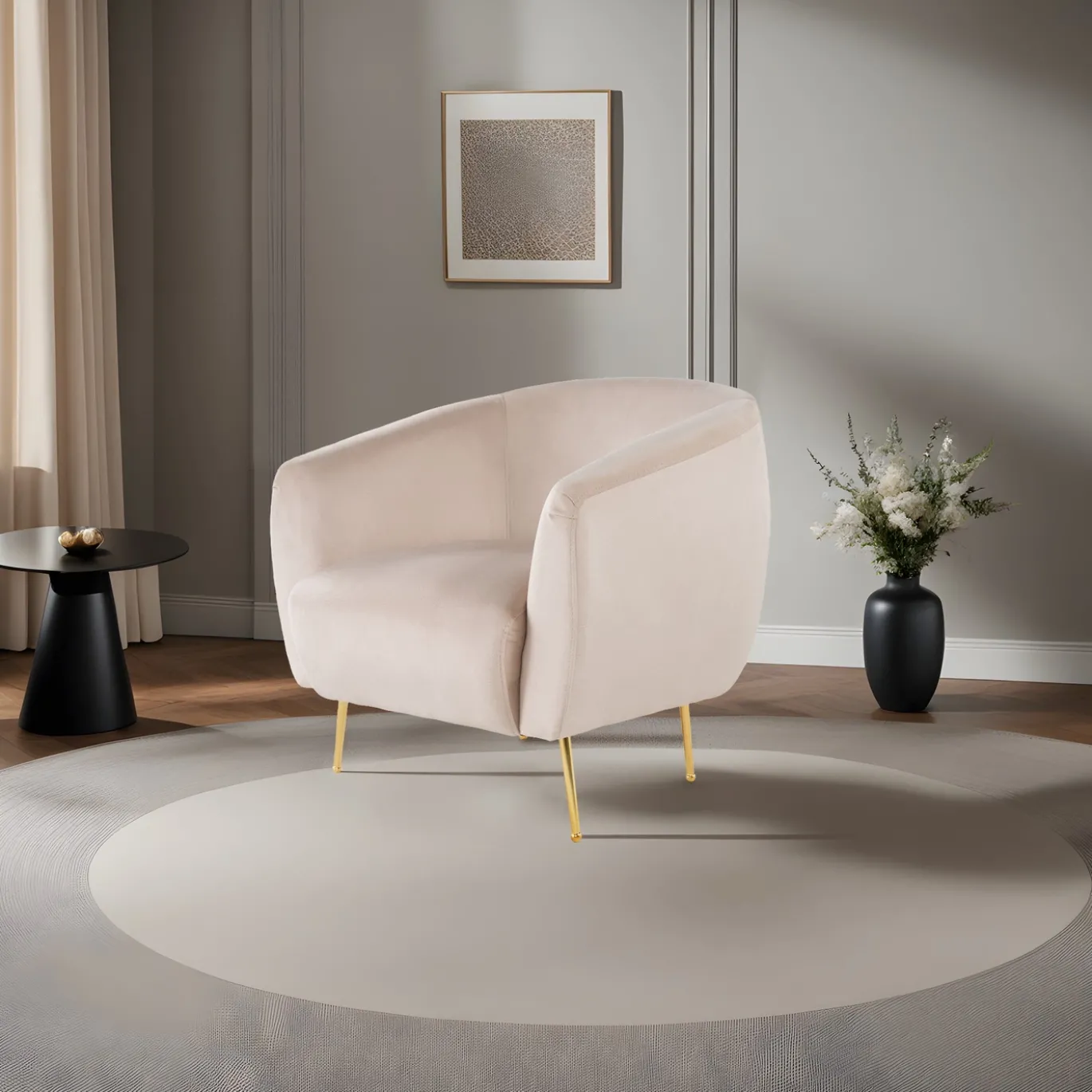 Fauteuil Eses Beige