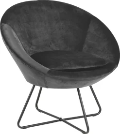 Fauteuil Eva Donkergrijs - Giga Living