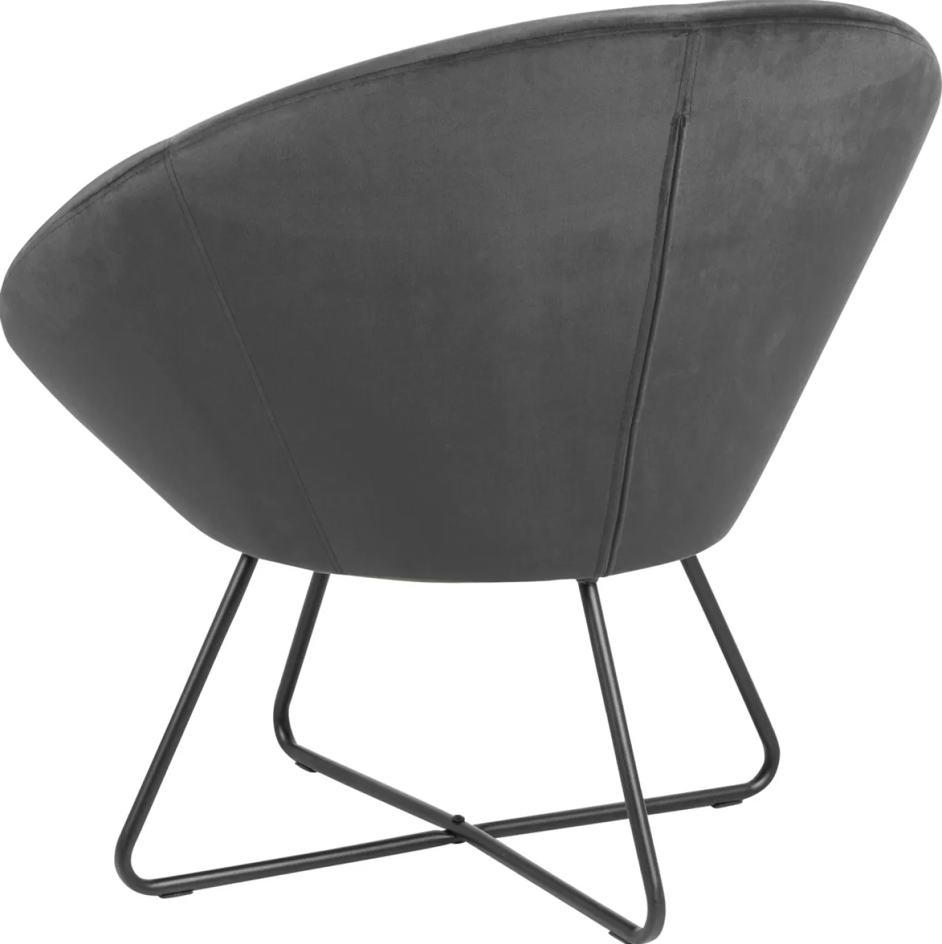Fauteuil Eva Donkergrijs - Giga Living