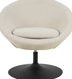 Fauteuil Eva Draaibaar Beige - Giga Living