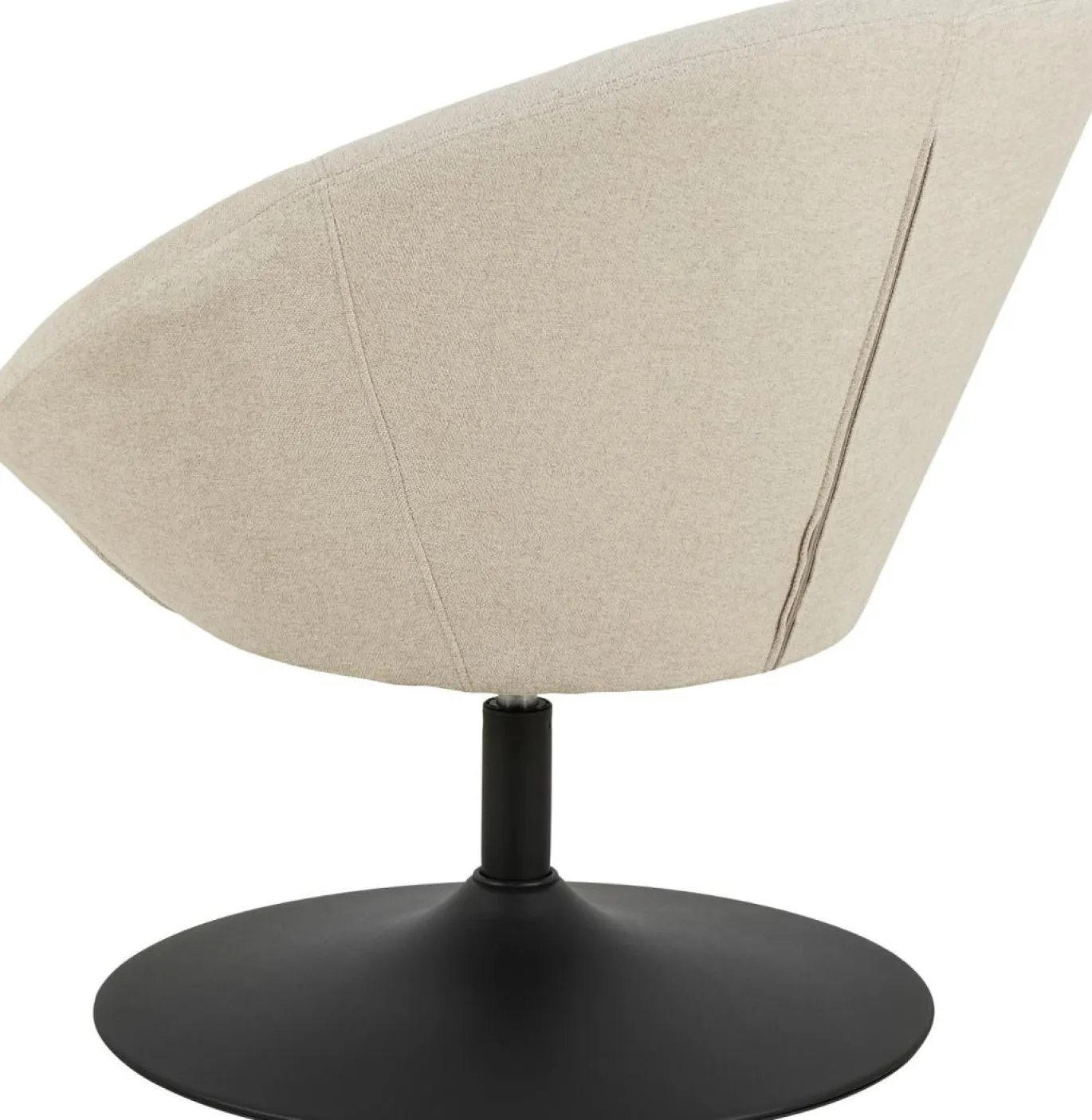 Fauteuil Eva Draaibaar Beige - Giga Living