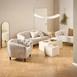 Fauteuil Flora Beige Juto - Giga Living