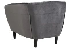 Fauteuil Flora Donkergrijs - Giga Living