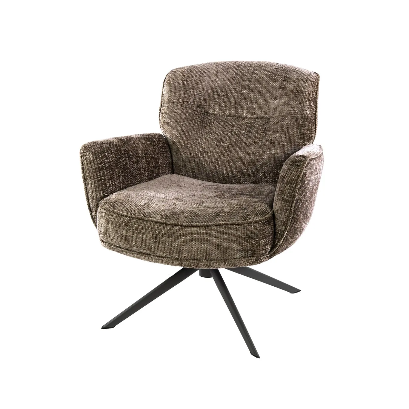 Fauteuil Forza Draaibaar Hoven Champagne - Giga Meubel