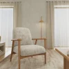 Fauteuil Fraser Met Armleuning Juto Beige 84cm - Giga Living