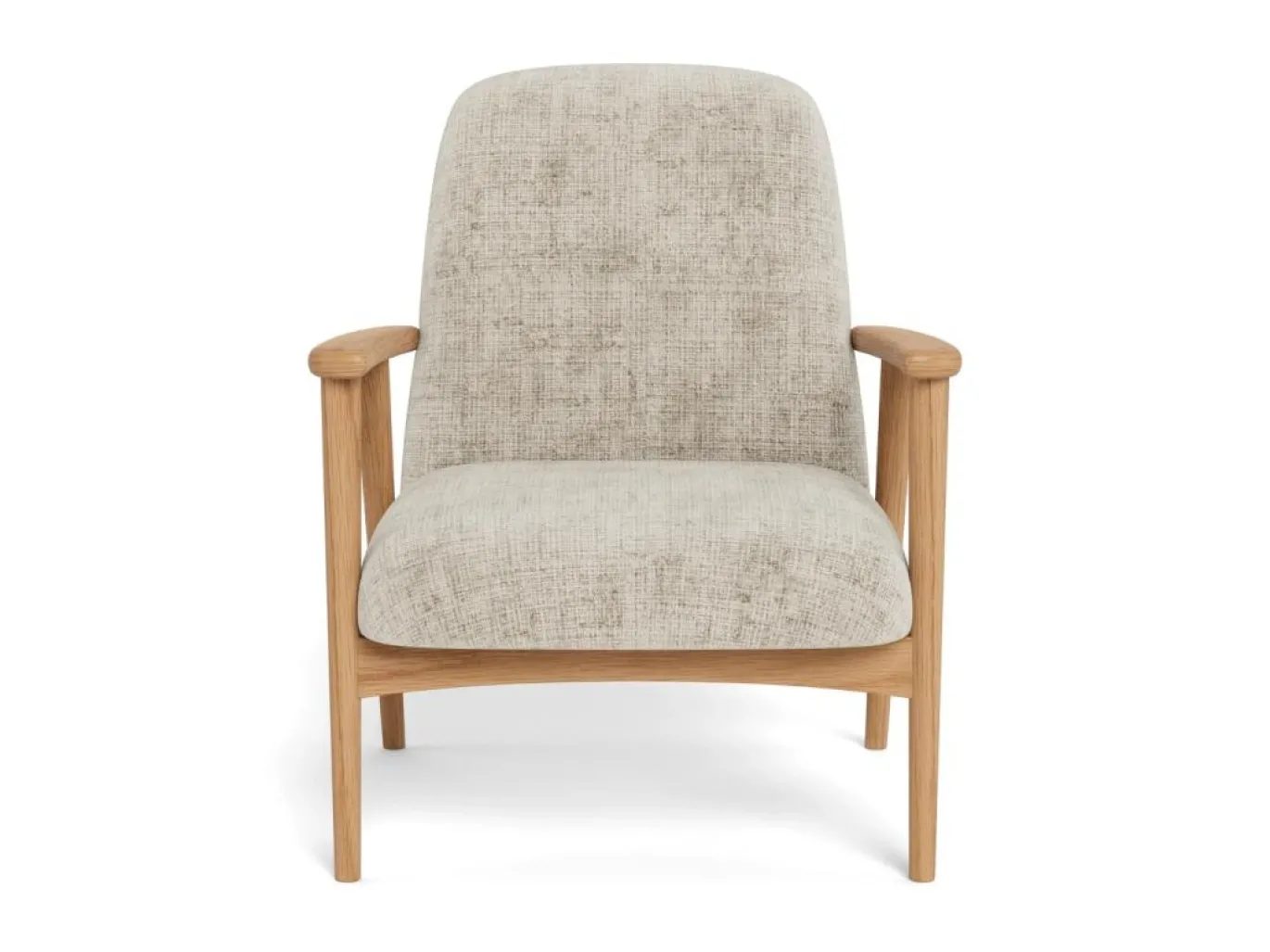 Fauteuil Fraser Met Armleuning Juto Beige 84cm - Giga Living