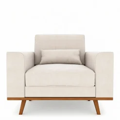 Fauteuil Grande Japandi Beige - Giga Meubel