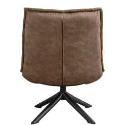 Fauteuil Lucas Microleder Taupe - Giga Meubel