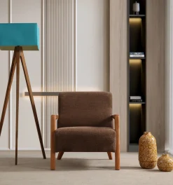 Fauteuil Lyke Bruin