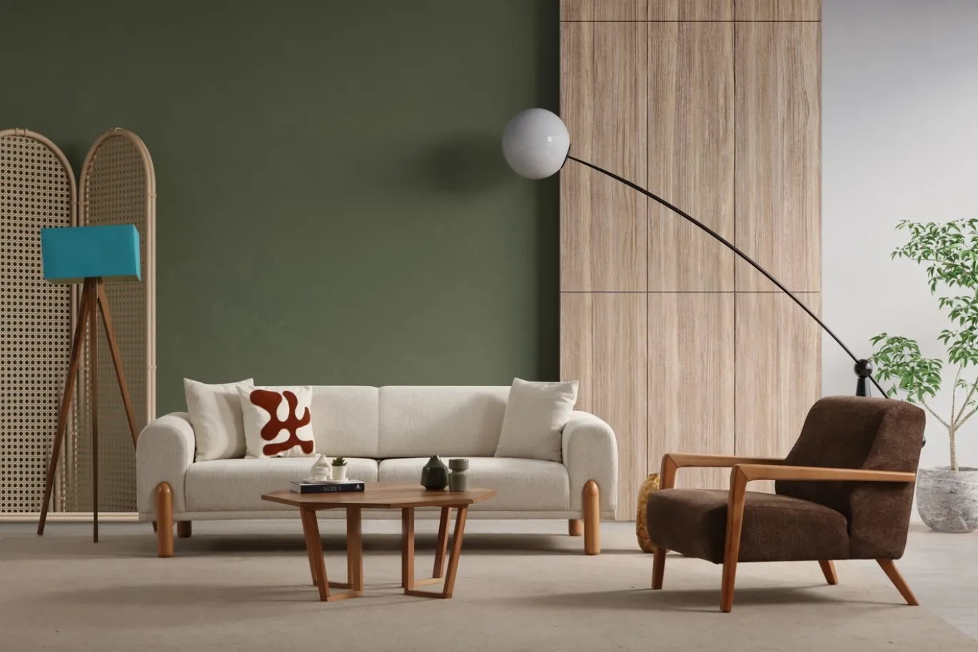 Fauteuil Lyke Bruin