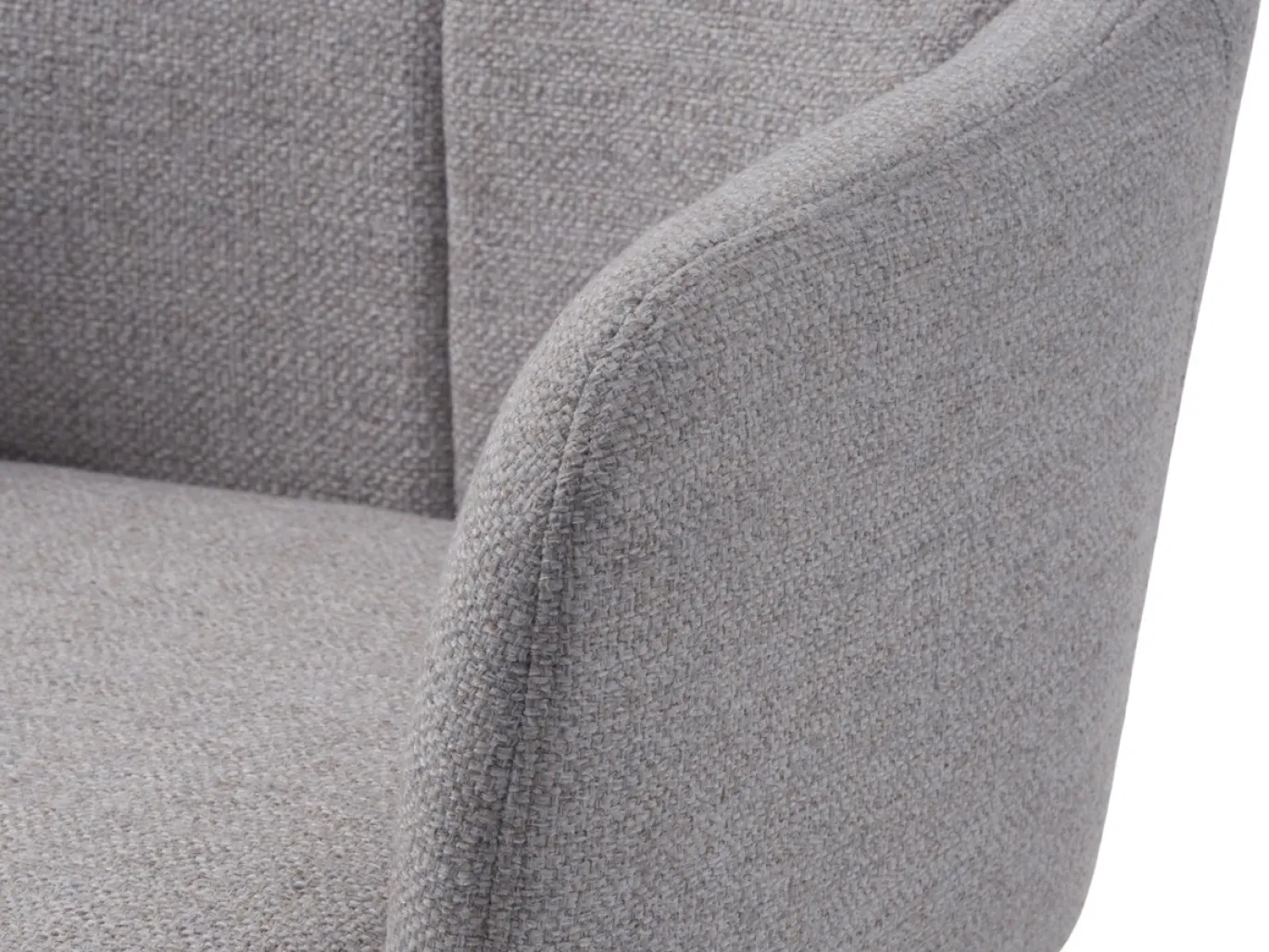 Fauteuil Manning Met Voetenbank Naturel/Zwart - Giga Living