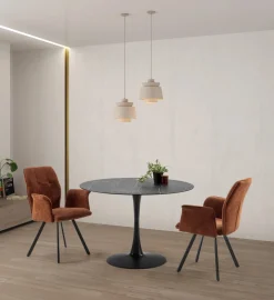 Fauteuil Mery Bruin - Giga Meubel