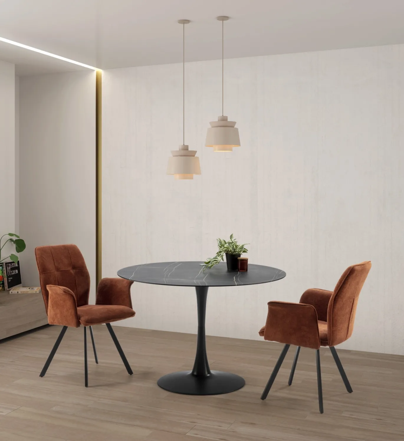 Fauteuil Mery Bruin - Giga Meubel