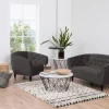 Fauteuil Nerio Vic Donkergrijs - Giga Living