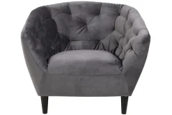 Fauteuil Nerio Vic Donkergrijs - Giga Living