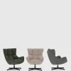 Fauteuil Odette Crème met Metaal - Giga Meubel