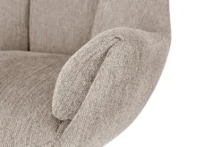 Fauteuil Odette Crème met Metaal - Giga Meubel