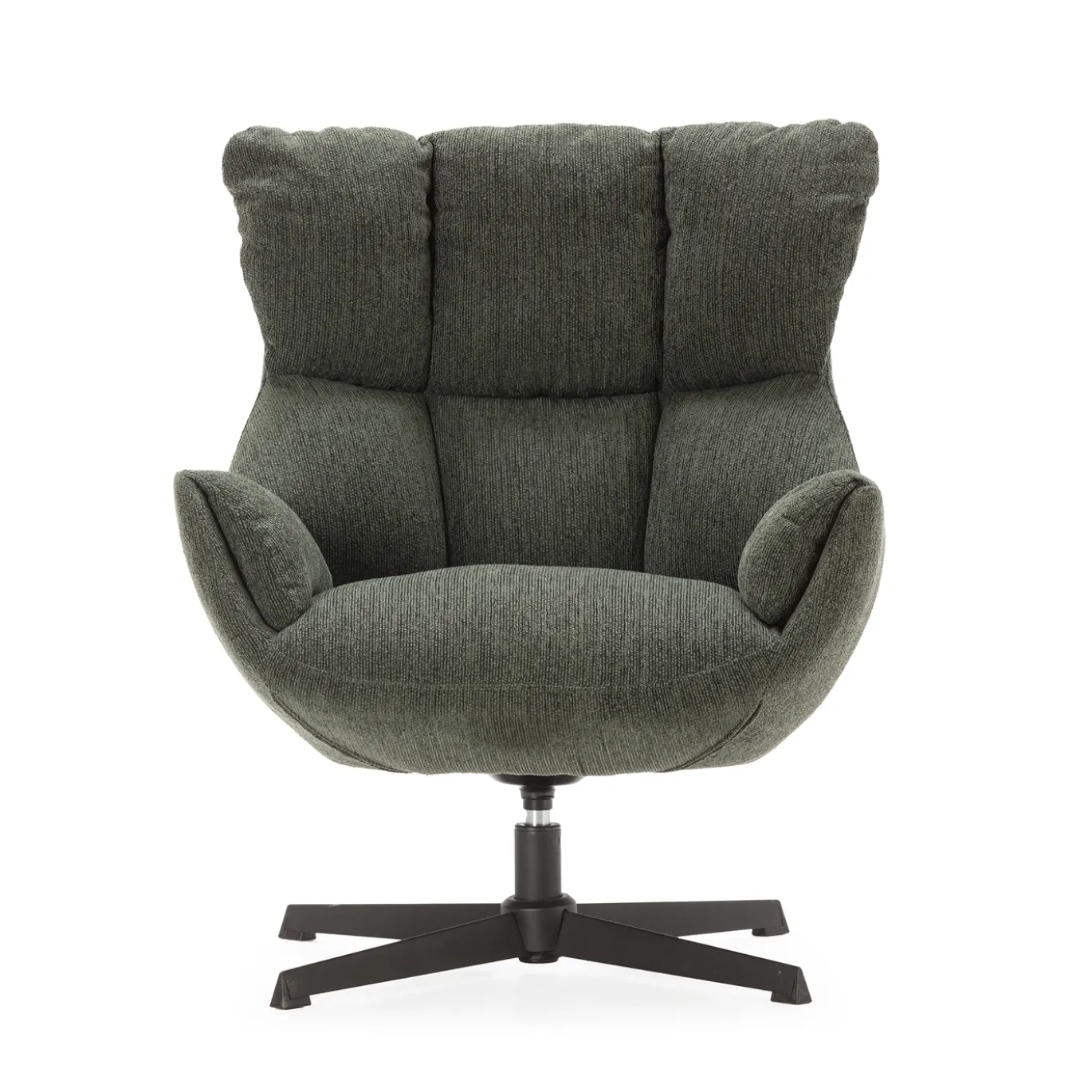 Fauteuil Odette Groen met Metaal - Giga Meubel