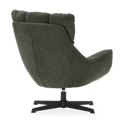 Fauteuil Odette Groen met Metaal - Giga Meubel