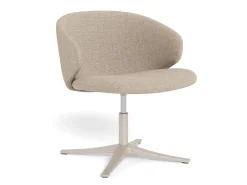 Fauteuil Puck Met Armleuning Basel Beige Grijs - Giga Living