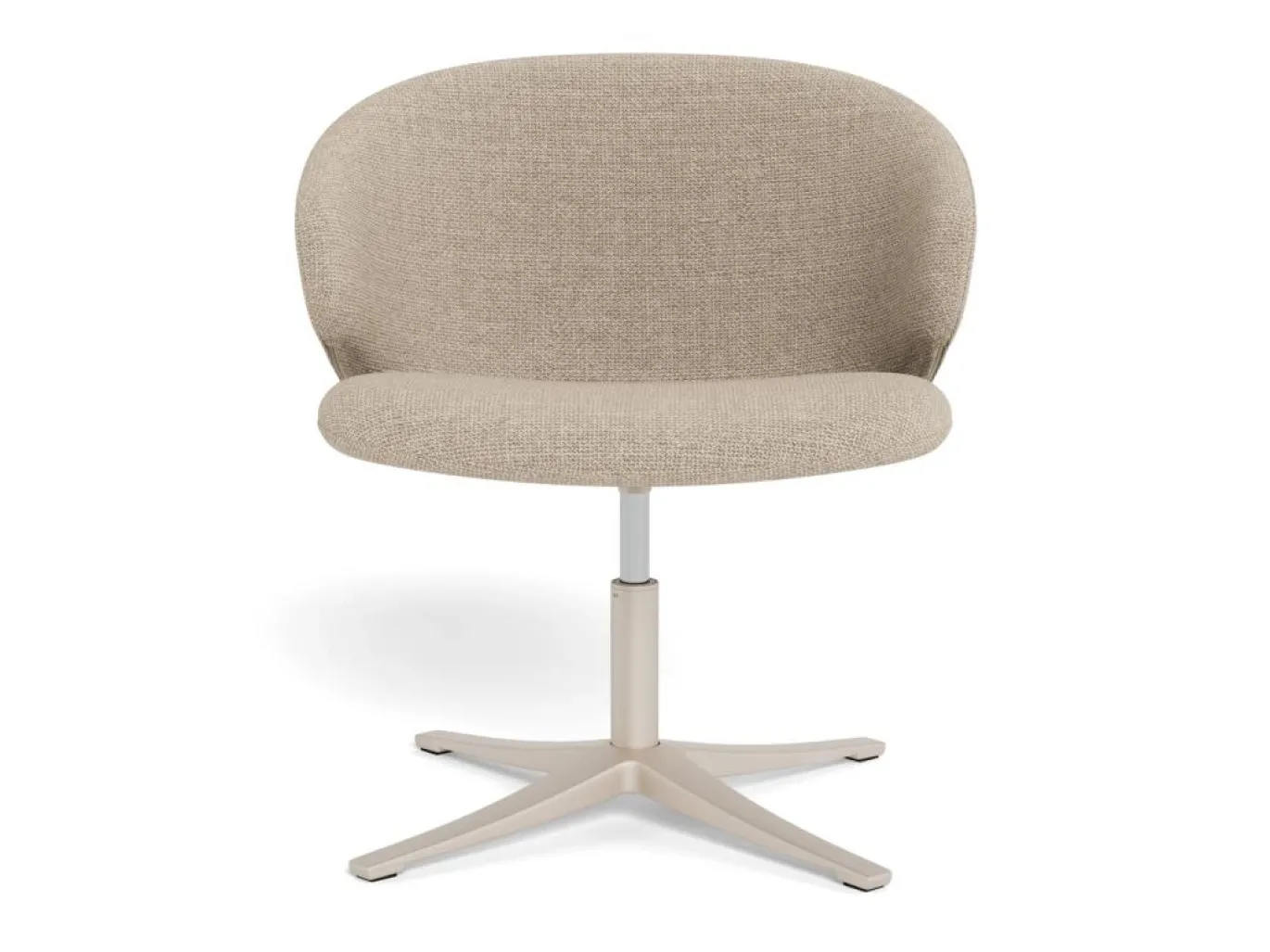 Fauteuil Puck Met Armleuning Basel Beige Grijs - Giga Living