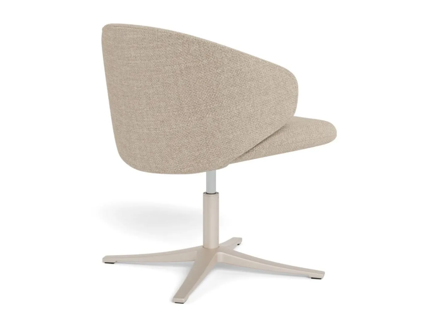 Fauteuil Puck Met Armleuning Basel Beige Grijs - Giga Living