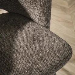 Fauteuil Round Tissee Cargo Bruin - Giga Meubel