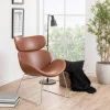 Fauteuil Rowan PU Vintage Brandy 90,5cm - Giga Living