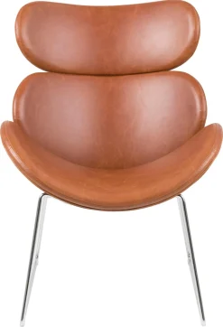 Fauteuil Rowan PU Vintage Brandy 90,5cm - Giga Living