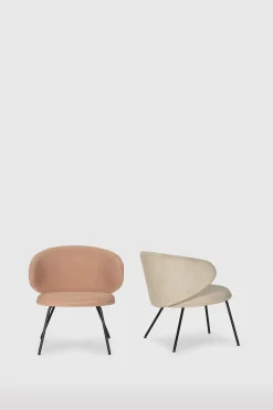 Fauteuil Rush Licht Roze - Giga Meubel
