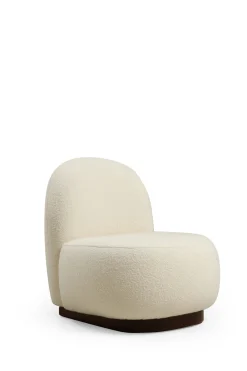 Fauteuil Tina Bouclé Wit
