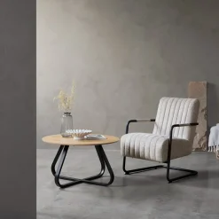Fauteuil Trout Lounge Zand - Giga Living
