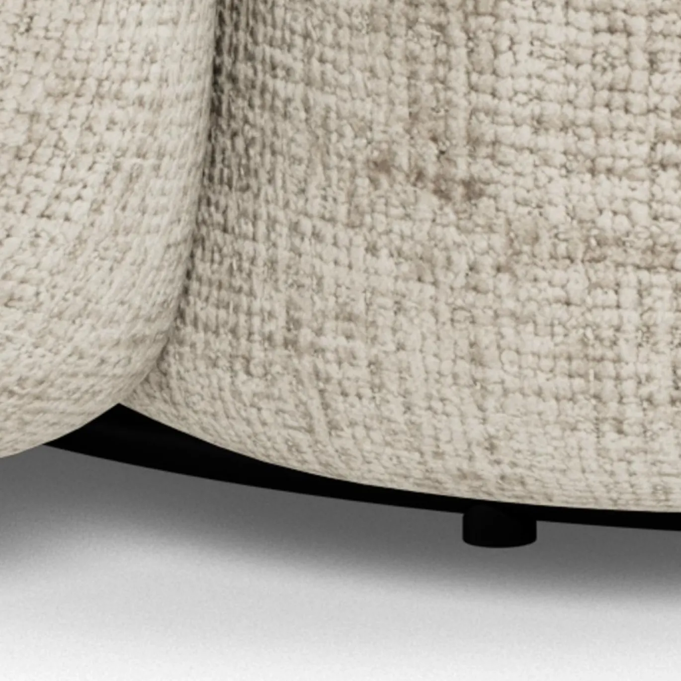 Fauteuil Yordi Juto Beige 83cm - Giga Living