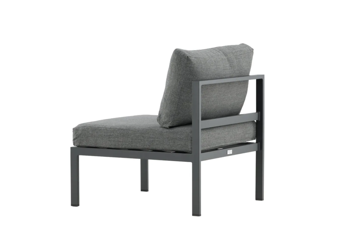 Fjôrd Bankmodule Copacabana Aluminium Zwart 74x70x65cm