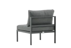 Fjôrd Bankmodule Copacabana Aluminium Zwart 74x70x65cm