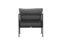 Fjôrd Bankmodule Copacabana Aluminium Zwart 74x70x65cm