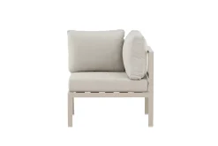 Fjôrd Bankmodule Copacabana Aluminium Beige 74x74x65cm