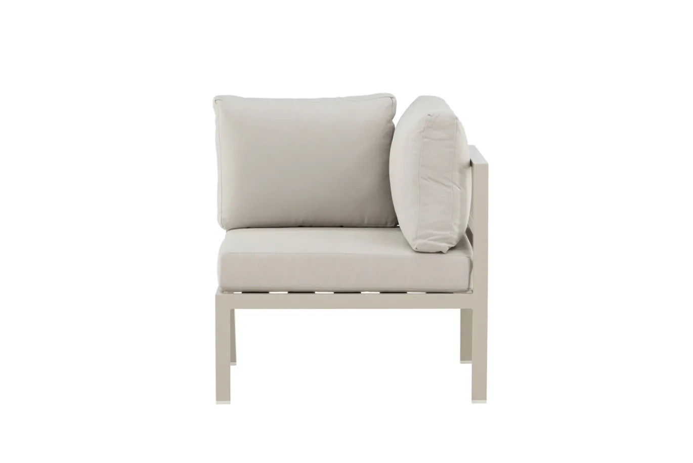Fjôrd Bankmodule Copacabana Aluminium Beige 74x74x65cm