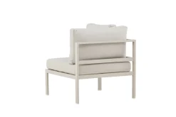 Fjôrd Bankmodule Copacabana Aluminium Beige 74x74x65cm