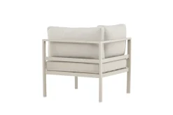 Fjôrd Bankmodule Copacabana Aluminium Beige 74x74x65cm