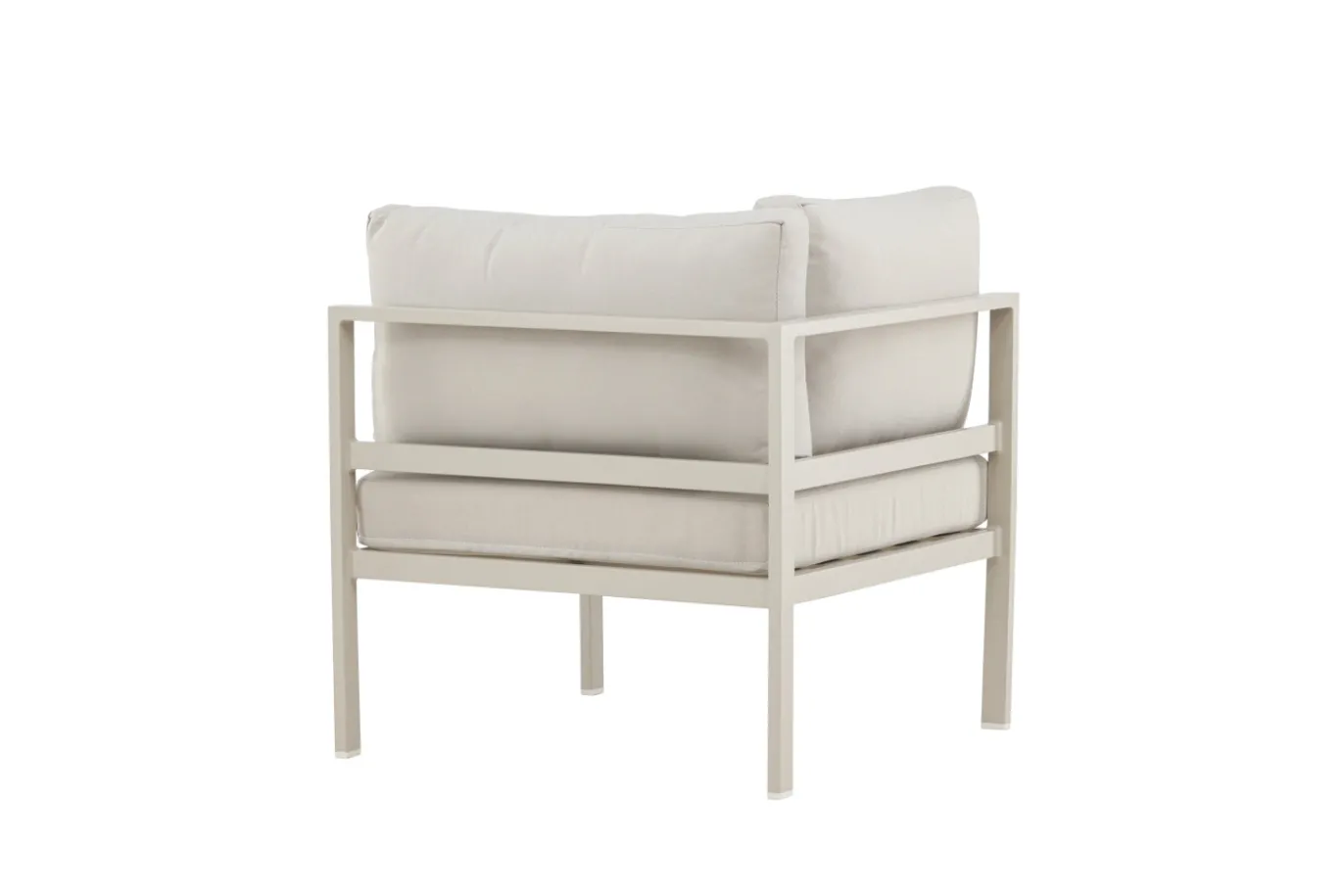 Fjôrd Bankmodule Copacabana Aluminium Beige 74x74x65cm