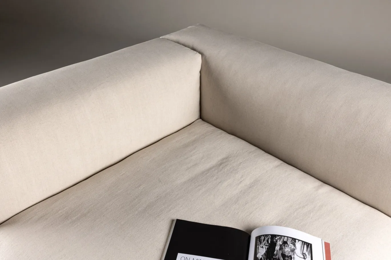 Fjôrd Bankmodule Mavi Beige Met Leuningen