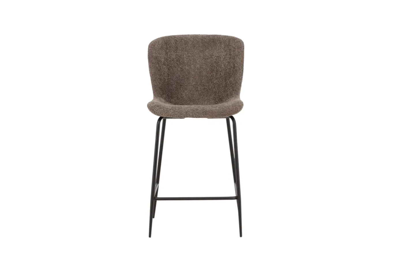Fjôrd Barkruk Modesto Zwart/Bruin Boucle