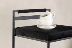 Fjôrd Barkruk Opelika Zwart Velvet
