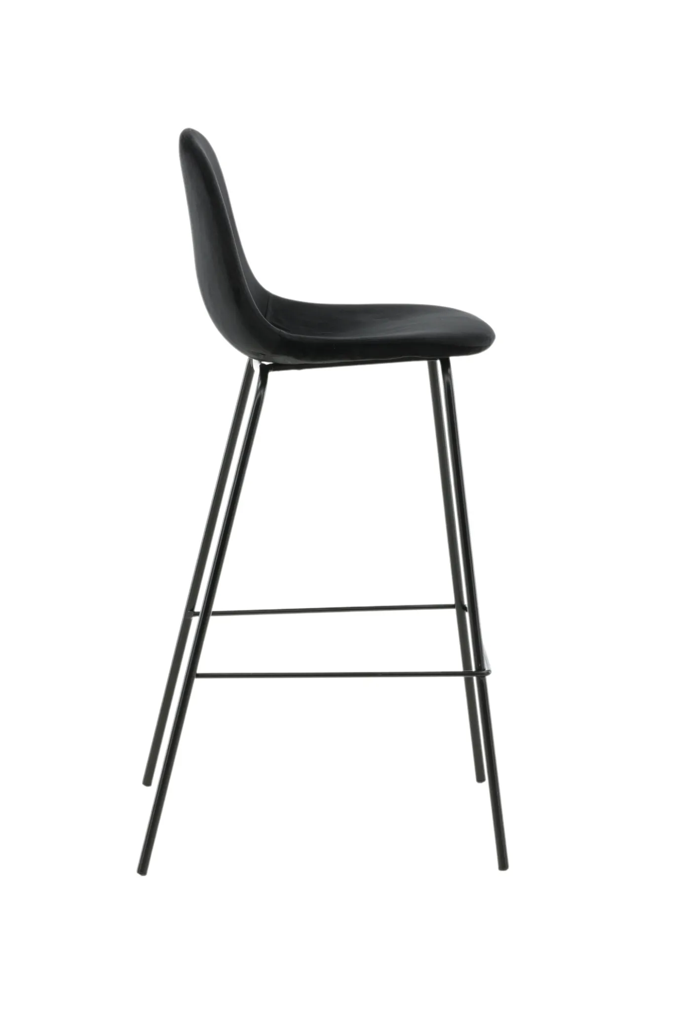 Fjôrd Barkruk Polar Velvet Zwart