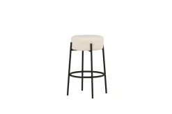 Fjôrd Barkruk Tucson Groot Wit Bouclé 70cm