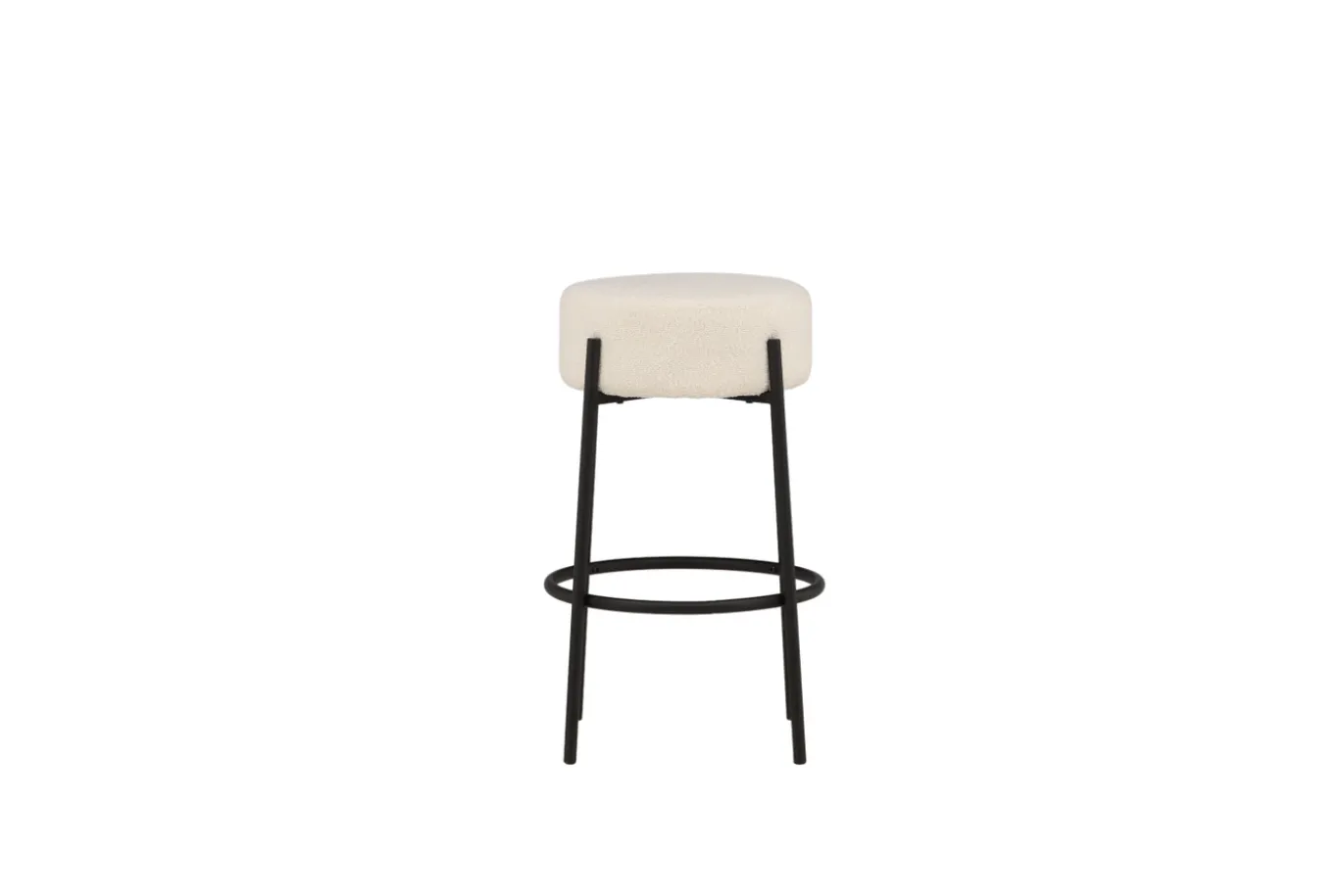 Fjôrd Barkruk Tucson Groot Wit Bouclé 70cm