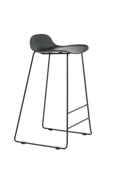Fjôrd Barkruk Wave Zwart Plastic
