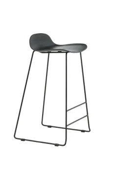 Fjôrd Barkruk Wave Zwart Plastic